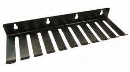 CP37010, Cable Rack with 10 Slots, Black, Cliff