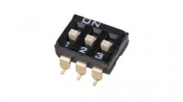 A6S-3104-H, Переключатель: DIP-SWITCH; Кол-во секций:3; ON-OFF; 0,025A/24ВDC, Omron
