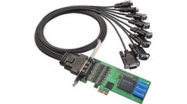 CP-118EL, PCI-E x1 Card8x RS232/422/485 (Octopus Cable Optional), Moxa