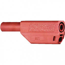 KT425-SE RED, Изолятор ø 4 mm красный, Staubli (former Multi-Contact )