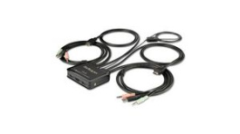 SV211HDUA4K, 2-Port HDMI KVM Switch with Cables, Audio and Remote Switching Control, StarTech.com