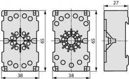 P083A-D, Relay socket, Omron