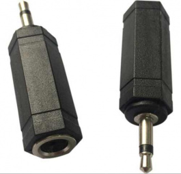 RND 205-00614, 3.5 mm Mono Plug to 6.35 mm Mono Socket Audio Adapter, 3.5 m, RND Connect