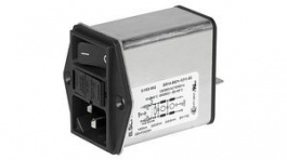 3-105-326, DD14 Power Inlet with Line Filter 10 A, Schurter