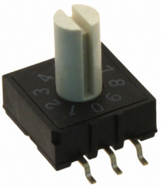 A6RS-102RS, PCB coding switch BCD 3+3, Omron