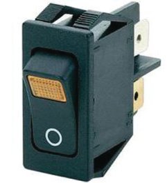 1555.3104, ROCKER; DPST; Положения:2; OFF-ON; 16A/250ВAC; черный; IP40; 100мОм, Marquardt