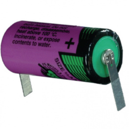 SL-361/T, Батарея: литиевая (LTC); 3,6В; 2/3AA; плоские, под пайку; 1600мАч, TADIRAN Batteries