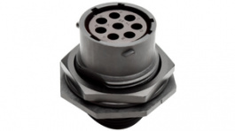 RTS712N3S03, Female jam nut receptacle, Poles 3, eco/mate AQUARIUS / RTS7, Amphenol