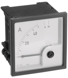 GTS 0102 0-10(20A), Analogue Display 72 x 72 mm 0...10/20 AAC, Weigel