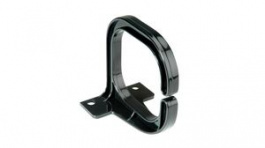 26.99.0318, 19" Server Rack Cable Management, C-Ring Hook, Plastic, Black, Value