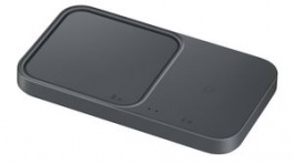 EP-P5400TBEGEU, Charger Pad Duo with Quick Charge Adapter, Wireless, 15W, Dark Grey, Samsung