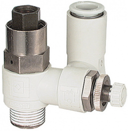 ASP430F-F02-06S, One-way restrictor, SMC PNEUMATICS