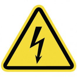 WS2-A-150-YE [100 шт], Warning Label Voltage, HellermannTyton