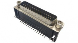 RND 205-01007, Plug D-Sub Connector, DB-44, PCB THT 90°, RND Connect