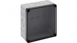 10600701, Plastic Enclosure With Metric Knockouts, 182 x 180 x 90 mm, Polystyrene, IP66, G, Spelsberg
