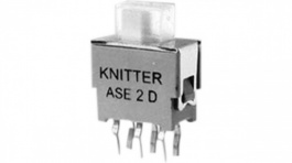 ASE 2 D, Переключатель: движковый; Пол: 2; DPDT; 0,05A; 0,05A; ON-ON; 50мОм, Knitter-switch