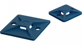 MCMB3 PA66MP BU 100, Cable tie mount 19 x 19 x 3.8 mm 3.5 mm Polyamide 6.6 with M, HellermannTyton
