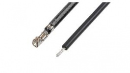 214921-1211, Pre-Crimped Lead, Female / Bare Ends - Pico-Blade, 75mm L, 26AWG, Molex