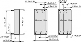 TEN 30-2423WIN, Преобразователь: DC/DC; 30Вт; Uвх: 9?36В; Uвых: 15ВDC; Iвых: 1000мА, Traco Power