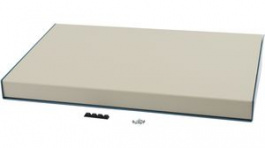1456WL1WHBU, Sloping Console, 508 x 293 x 94 mm, Aluminium, Beige / Blue, 1456, Hammond