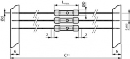 CRF253-4 5T 330R, Wirewound resistor 330 Ohm 2 W +- 5 %, Vitrohm