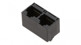 RJJU-88-242-E1V-004, Гнездо; RJ45; PIN:8; Кат:5; Конфиг.выводов:8p8c; THT; угловой, Encitech Connectors