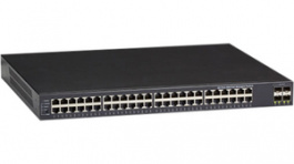 LPB2952A, Industrial Gigabit Ethernet PoE Switch 48x 10/100/1000 RJ45 / 4x dual speed port, Black Box