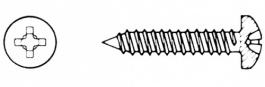 7981B0409, Phillips cross-head design 9.5 mm, -