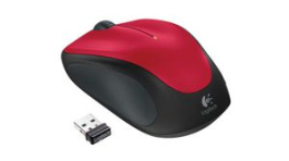 910-002496, Wireless Mouse M235 1000dpi Optical Black / Red, Logitech