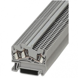 3031720, STS 2,5-TWIN feed-through terminal block, 0.08...2.5 mm2 500 vac 30 a grey, Phoenix Contact