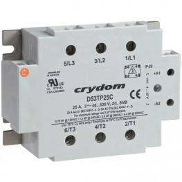 D53TP50C, Solid state relay, three phase 4...32 VDC, Sensata