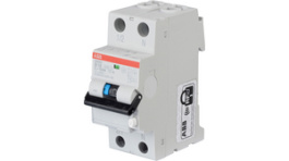 DS201 B16 A30, RCD circuit breaker 16 A 30 mA 1 + N 110...253 VAC, ABB