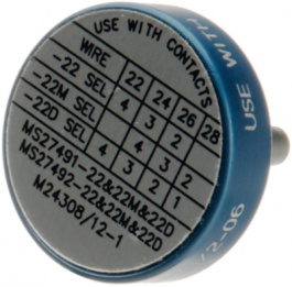 M22520/2-06, Вставка для обжимного инструмента M-22520/2-1, контакты разъема, FCT