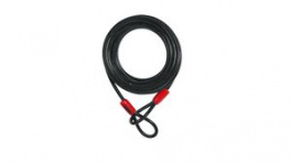 20781, Double Loop Security Cable, 10m, Steel, ABUS