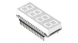 3107, 4-Digit 7-Segment Display FeatherWing Green, ADAFRUIT