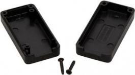 1551USB2BK, Miniature Plastic USB Enclosure 25 x 15.5 x 50 mm Black ABS, Hammond