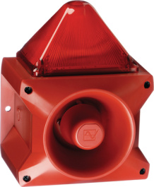 PA X 10-10 230 AC RO, Flashing sounder red, Pfannenberg