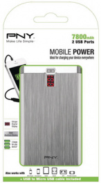 P-B7800-14S02-RB, PowerPack Digital 7800 aluminium, PNY