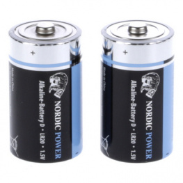 GLR20A [2 шт], Primary battery 1.5 V LR20/D PU=2p., Nordic Power