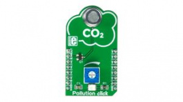 MIKROE-2516, Pollution Click Gas Sensor Module 5V, MikroElektronika