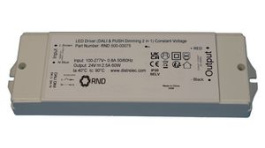 RND 500-00075, LED Driver, DALI 2 Dimmable CV, 60W 2.5A 24V IP20, RND power