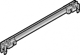 64560-006, Guide Rail red, Schroff