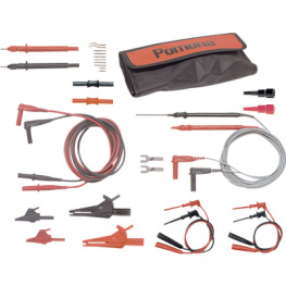 5677B, Safety test lead kit diam. 4 mm Red + Black, Pomona