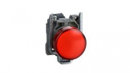 XB4BVG4, LED Indicator, Red, 22mm, 120V, Screw Clamp Terminal, SCHNEIDER ELECTRIC