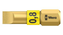 05056172001, Насадка; плоская; 5,5x0,8мм; Длина: 25мм; Монтаж: 1/4" (D6,3мм), Wera Tools