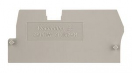 1855220000 [50 шт], End Plate, 57.55x3.25mm, Dark Beige, Weidmuller