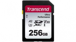 TS256GSDC340S, Memory Card, SDXC, 256GB, 160MB/s, 90MB/s, Transcend