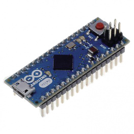 A000053, Плата микроконтроллера, Micro с разъемами ATmega32u4, Arduino