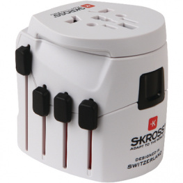 1.103110, World Travel Adapter Pro+ white, SKross