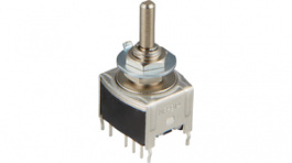 MRB14B, Переключатель: поворотный; Пол: 3; SP3T; 0,125A/125ВAC; 0,4A/28ВDC, NKK Switches (NIKKAI, Nihon)
